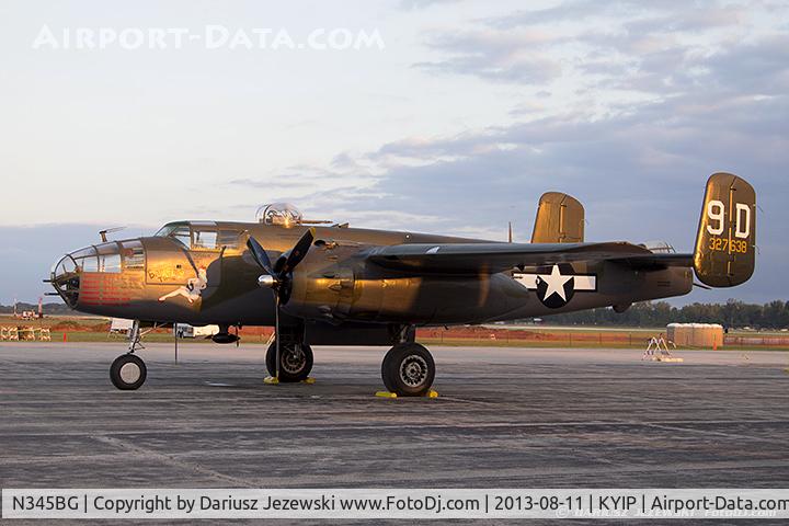 N345BG, 1944 North American TB-25N Mitchell C/N 108-47531, North American TB-25N Mitchell 