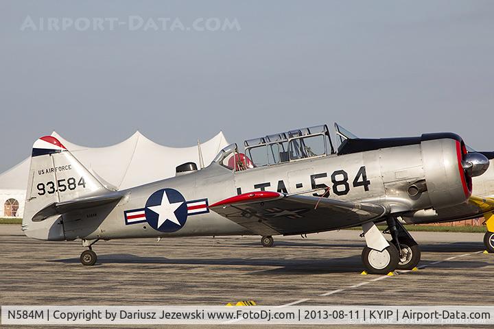 N584M, 1958 North American T-6G Texan C/N 168-92, North American T-6G Texan  C/N 168-92, N584M