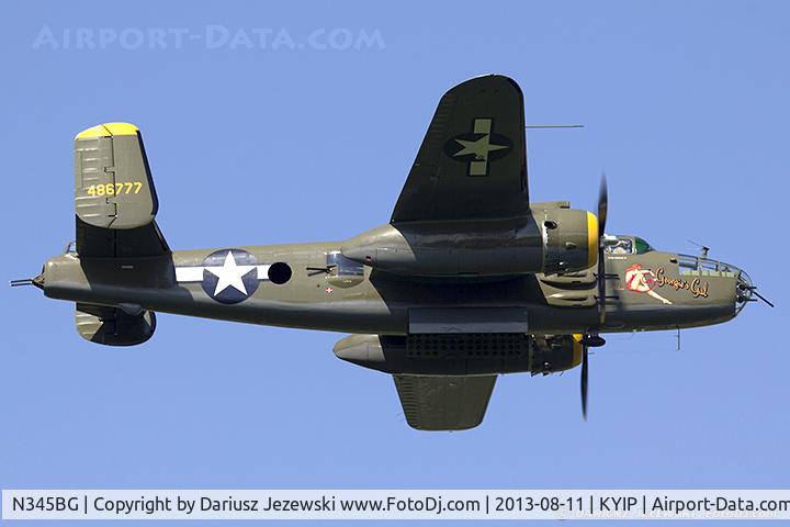 N345BG, 1944 North American TB-25N Mitchell C/N 108-47531, North American TB-25N Mitchell 