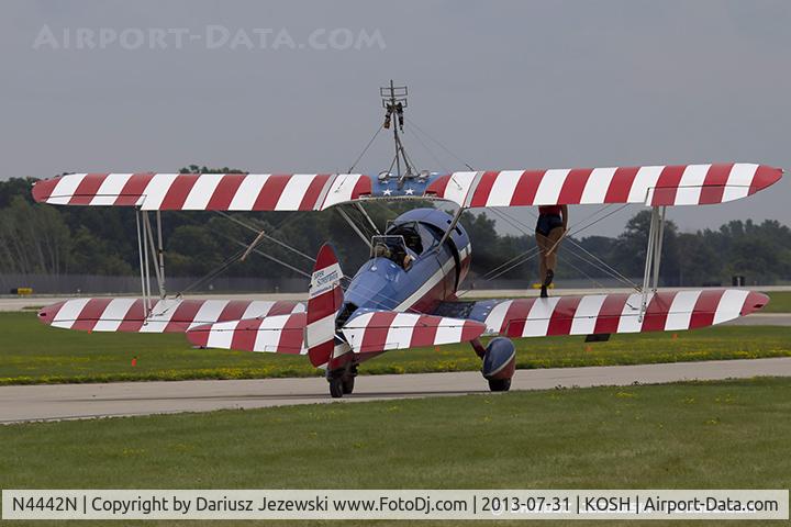 N4442N, 1943 Boeing A75N1 (PT17) C/N 75-7893, Boeing A75N1(PT17) Stearman  C/N 75-7893, N4442N