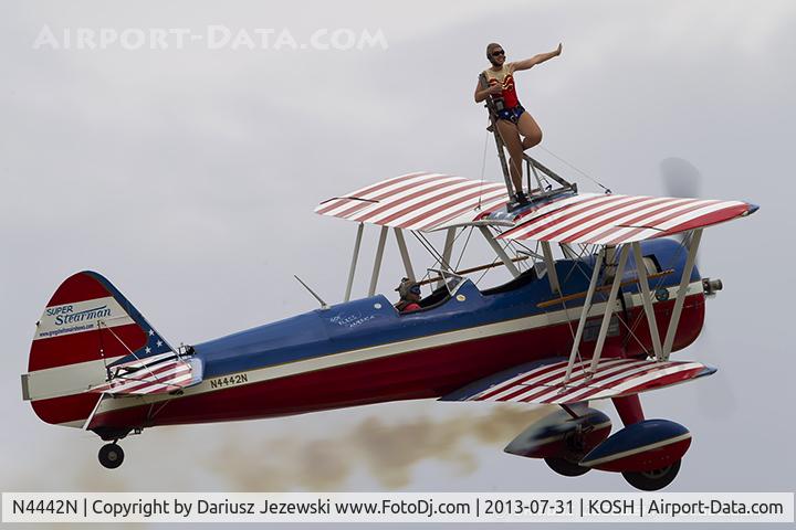 N4442N, 1943 Boeing A75N1 (PT17) C/N 75-7893, Boeing A75N1(PT17) Stearman  C/N 75-7893, N4442N