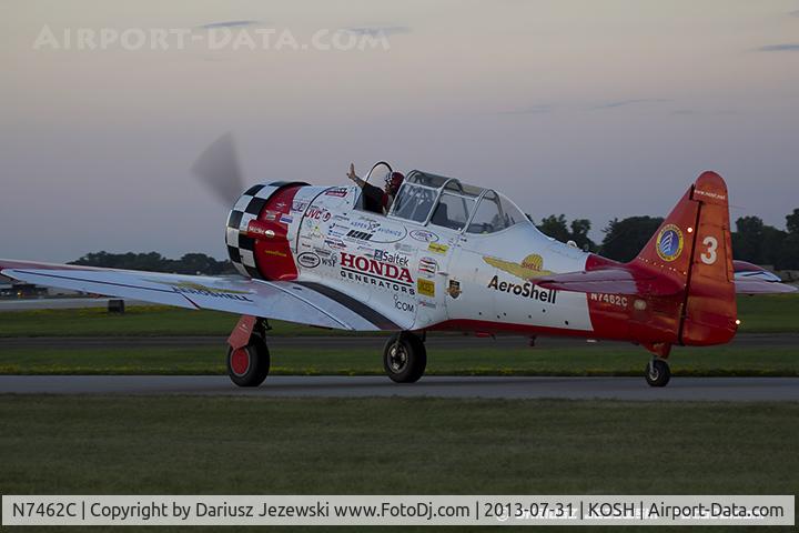 N7462C, North American AT-6B Texan C/N 121-43211, North American AT-6 Texan  C/N 121-43211, N7462C