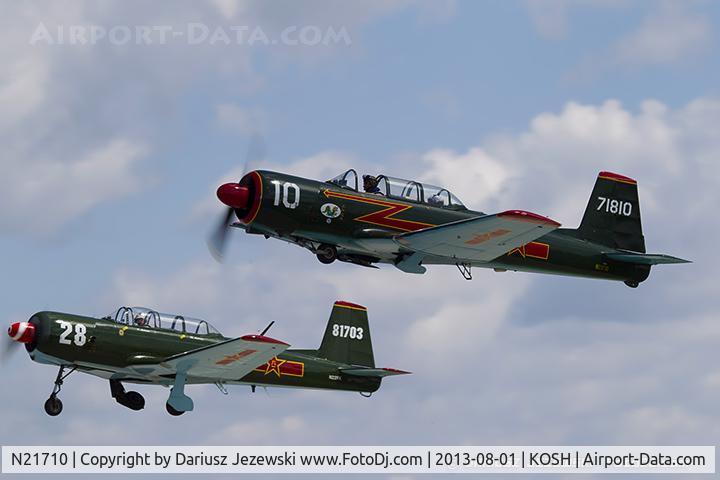 N21710, 1969 Nanchang CJ-6A C/N 2532059, Nanchang CJ-6A  C/N 2532059, N21710