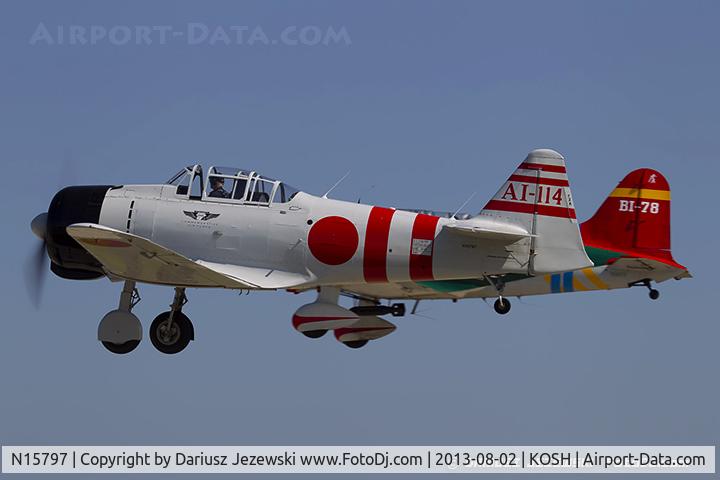 N15797, 1945 Canadian Car & Foundry T-6 Harvard Mk.4 C/N CCF4-199, Canadian Car & Foundry Harvard Mk.IV - Zero replica  C/N CCF4-199, N15797