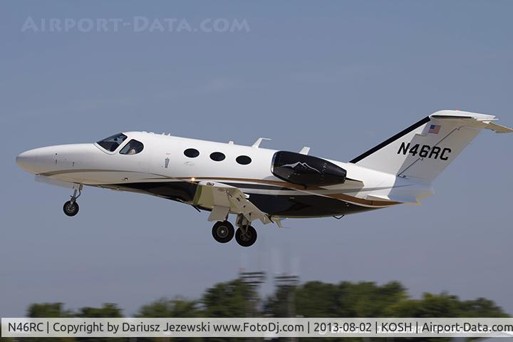 N46RC, 2010 Cessna 510 Citation Mustang Citation Mustang C/N 510-0327, Cessna 510 Citation Mustang  C/N 510-0327, N46RC