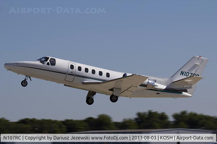 N107RC, 1988 Cessna S550 Citation IIS C/N S550-0150, Cessna 550 Citation II  C/N S550-0150, N107RC