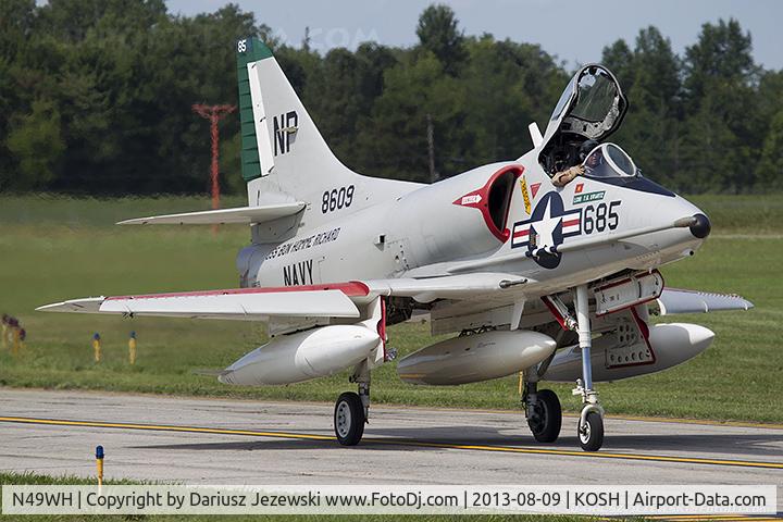 N49WH, 1959 Douglas A-4B Skyhawk C/N 11366, Douglas A-4B Skyhawk  C/N 11366, N49WH