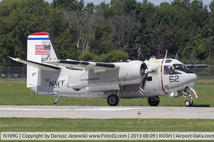 N189G, 1955 Grumman C-1A Trader C/N G-96-74, Grumman C-1A Trader  C/N 146044, N189G