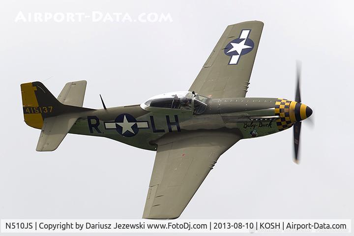 N510JS, 1944 North American P-51D Mustang C/N 44-72086, North American P-51D Mustang 