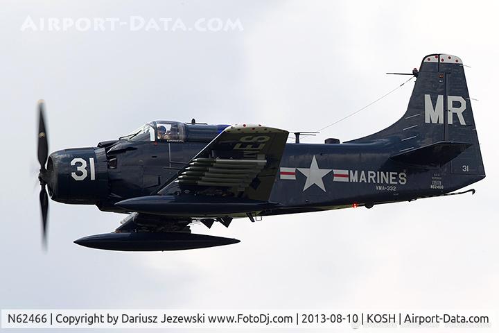 N62466, 1955 Douglas EA-1E Skyraider C/N 10255 (135178), Douglas AD-5W (EA-1E)  Skyraider  C/N 135178 - Eric Downing, N62466