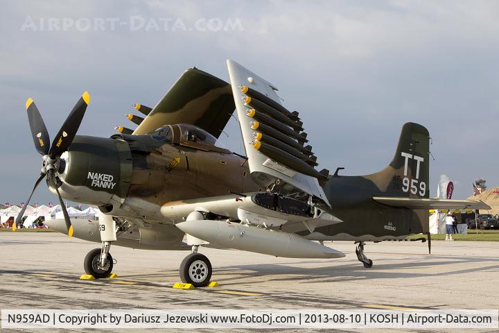 N959AD, Douglas A-1D Skyraider (AD-4NA) C/N 7759, Douglas AD-4NA Skyraider 