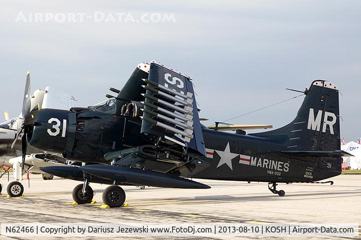 N62466, 1955 Douglas EA-1E Skyraider C/N 10255 (135178), Douglas AD-5W (EA-1E)  Skyraider  C/N 135178 - Eric Downing, N62466