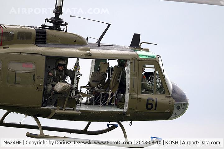 N624HF, 1966 Bell UH-1D Iroquois C/N 8819, Bell UH-1H  C/N 66-16624, N624HF