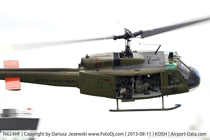 N624HF, 1966 Bell UH-1D Iroquois C/N 8819, Bell UH-1H  C/N 66-16624, N624HF