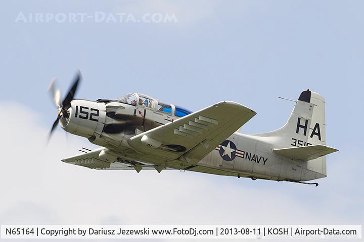 N65164, 1955 Douglas EA-1E Skyraider AD-5W C/N 55-471DH, Douglas EA-1E Skyraider  C/N 55-471DH, N65164