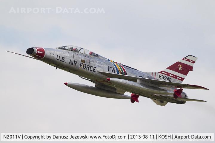 N2011V, 1958 North American F-100F Super Sabre C/N 243-224, North American F-100F Super Sabre C/N 56-3948, N2011V