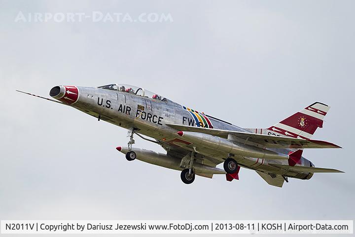 N2011V, 1958 North American F-100F Super Sabre C/N 243-224, North American F-100F Super Sabre C/N 56-3948, N2011V