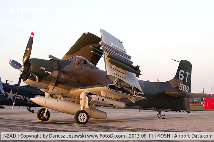 N2AD, 1947 Douglas AD-1 Skyraider C/N 09257/2085, Douglas AD-1 Skyraider 