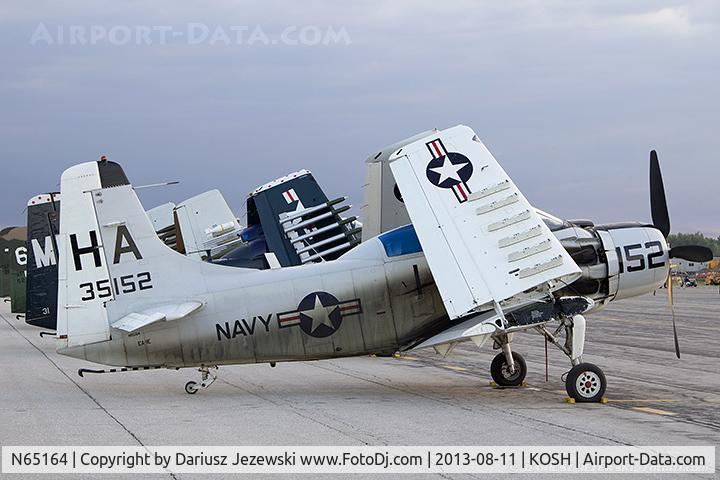 N65164, 1955 Douglas EA-1E Skyraider AD-5W C/N 55-471DH, Douglas EA-1E Skyraider  C/N 55-471DH, N65164