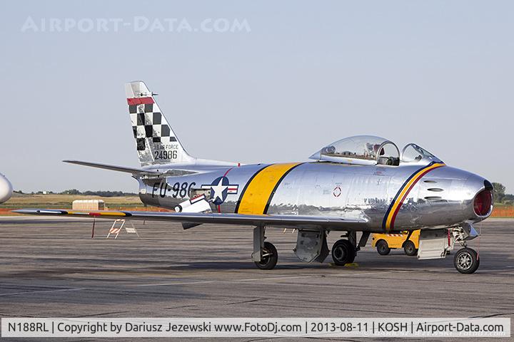N188RL, 1952 North American F-86F Sabre C/N 191-682, Coleman Warbird Museum Inc CWF-86-F-30-NA Sabre  C/N 524986CW, NL188RL
