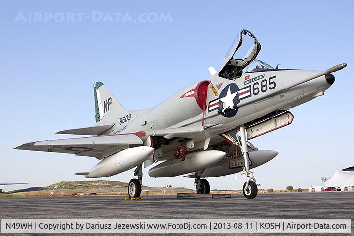 N49WH, 1959 Douglas A-4B Skyhawk C/N 11366, Douglas A-4B Skyhawk  C/N 11366, N49WH
