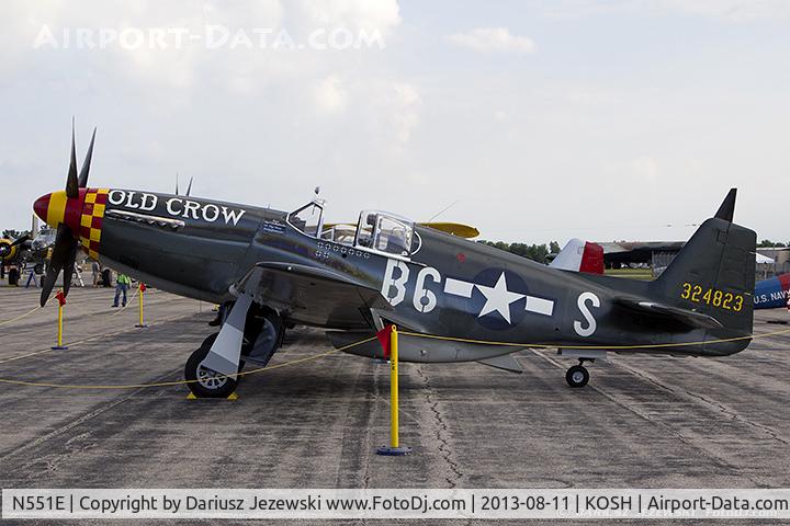 N551E, 1943 North American P-51B-1NA Mustang C/N 102-24700, North American P-51B Mustang 