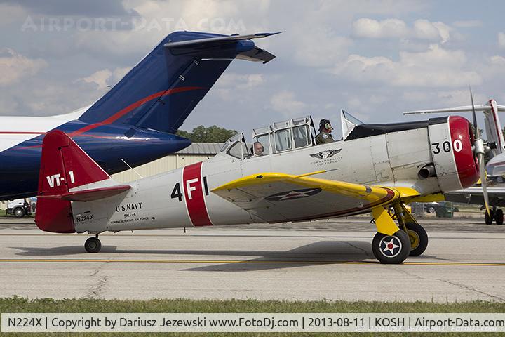 N224X, 1941 North American SNJ-4 Texan C/N 88-13041, North American SNJ-4 Texan  C/N 88-13041, N224X