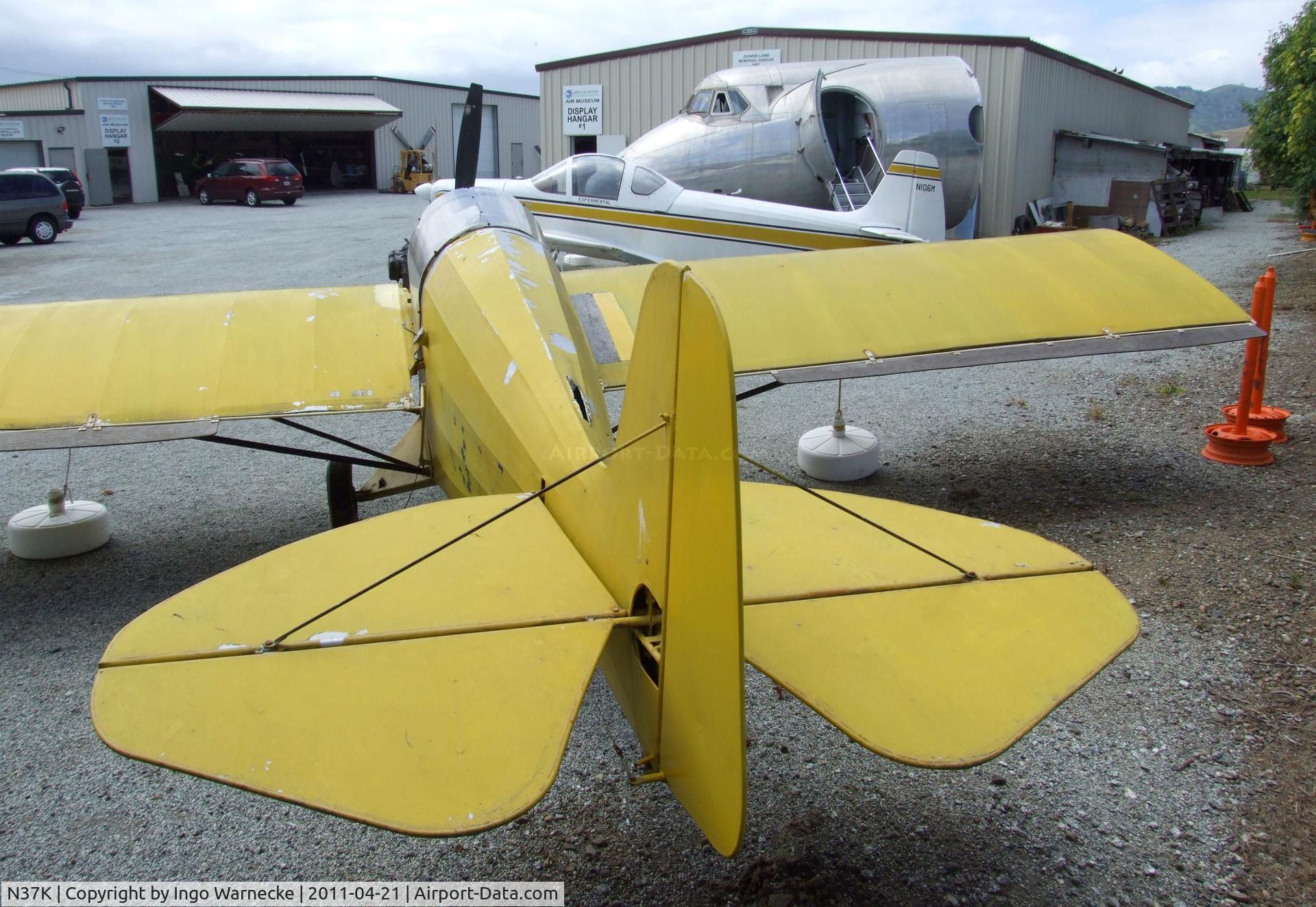 N37K, 1955 Stits SA-6A Flut-r-Bug C/N 101, Stits SA-6A Flut-r-Bug at the Wings of History Air Museum, San Martin CA