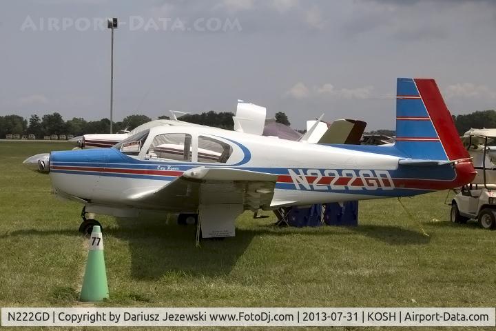 N222GD, 1962 Mooney M20C Ranger C/N 2185, Mooney M20C Ranger  C/N 2185, N222GD