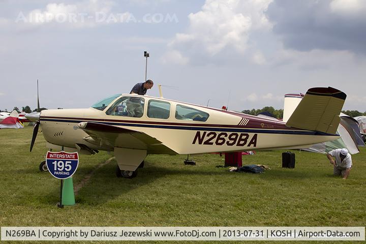 N269BA, 1958 Beech J35 Bonanza C/N D-5618, Beech J35 Bonanza  C/N D-5618, N269BA