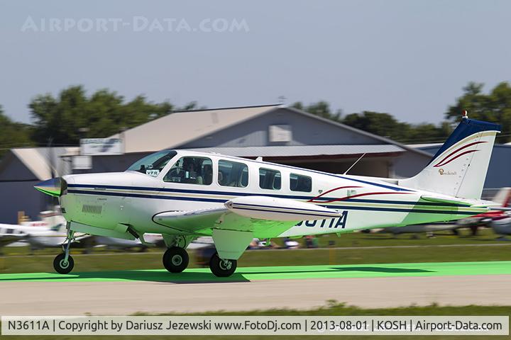 N3611A, 1979 Beech A36 Bonanza 36 C/N E-1472, Beech A36 Bonanza 36  C/N E-1472, N3611A