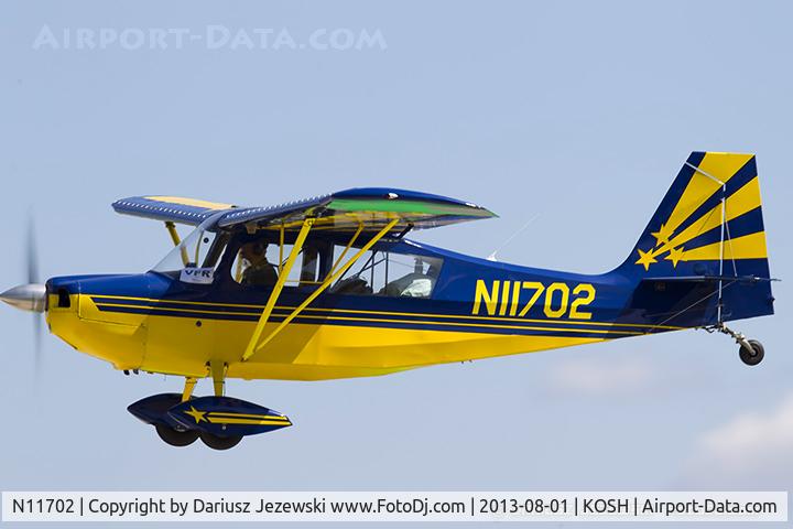 N11702, 1972 Bellanca 7KCAB Citabria C/N 317-72, Bellanca 7KCAB Citabria  C/N 317-72, N11702