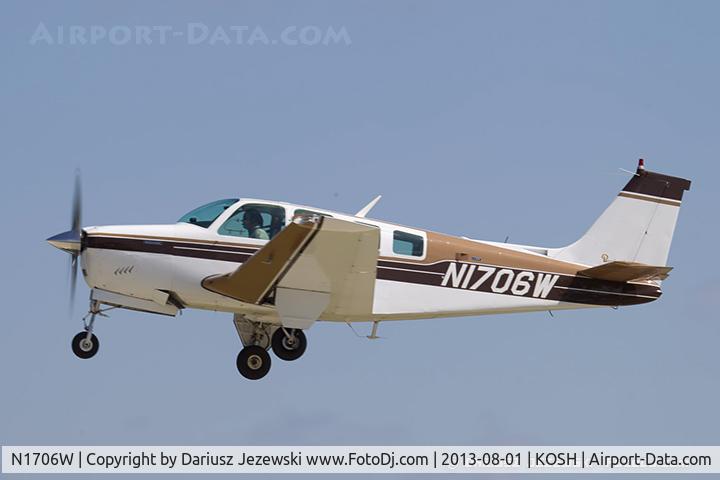 N1706W, 1972 Beech A36 Bonanza 36 C/N E-366, Beech A36 Bonanza 36  C/N E-366, N1706W