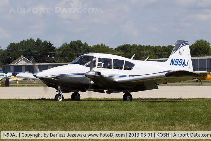 N99AJ, 1960 Piper PA-23-160 Apache C/N 23-1943, Piper PA-23-160 Apache  C/N 23-1943, N99AJ