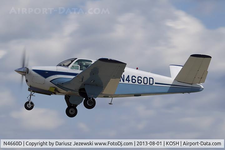 N4660D, 1956 Beech H35 Bonanza C/N D-4885, Beech H35 Bonanza  C/N D-4885, N4660D