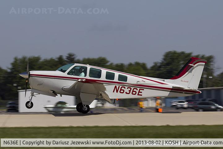 N636E, 1978 Beech A36 Bonanza 36 C/N E-1262, Beech A36 Bonanza 36  C/N E-1262, N636E