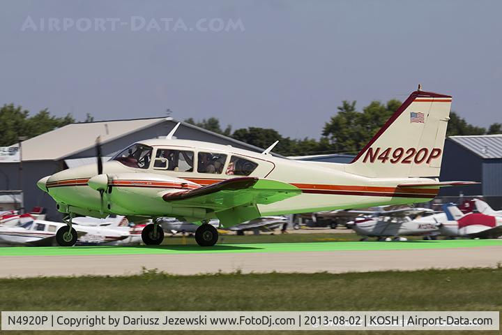 N4920P, 1962 Piper PA-23-235 Apache C/N 27-510, Piper PA-23-235 Apache  C/N 27-510, N4920P