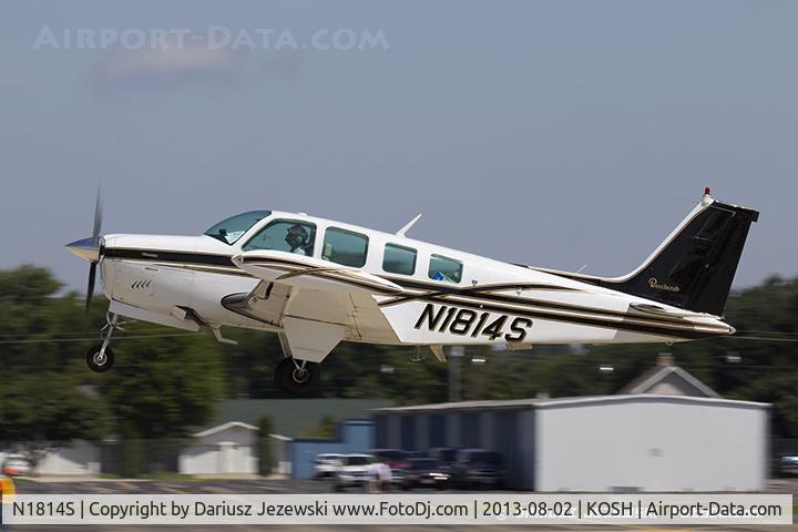 N1814S, 1981 Beech A36 Bonanza 36 C/N E-1883, Beech A36 Bonanza 36  C/N E-1883, N1814S