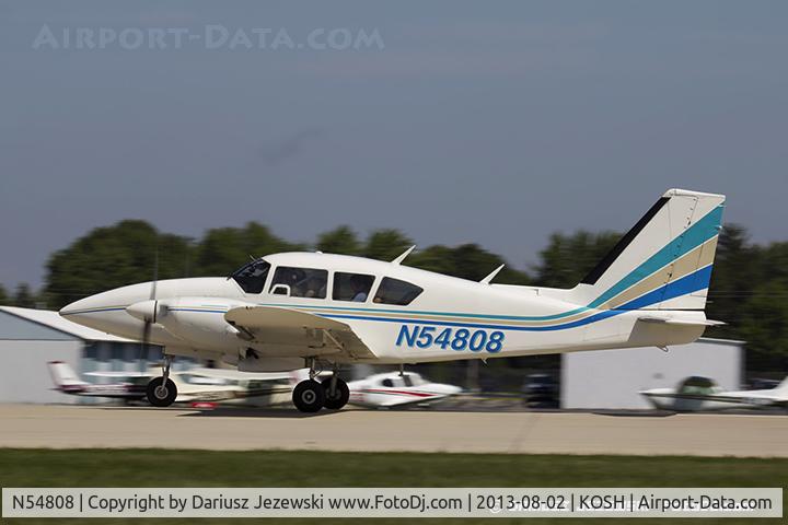 N54808, 1975 Piper PA-23-250 Aztec C/N 277554106, Piper PA-23-250 Aztec  C/N 277554106, N54808