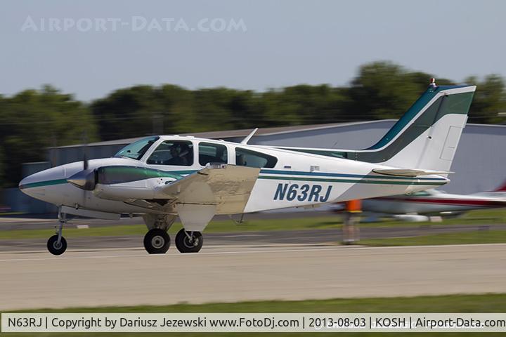 N63RJ, 1974 Beech 95-B55 Baron Baron C/N TC-1804, Beech 95-B55 Baron  C/N TC-1804, N63RJ