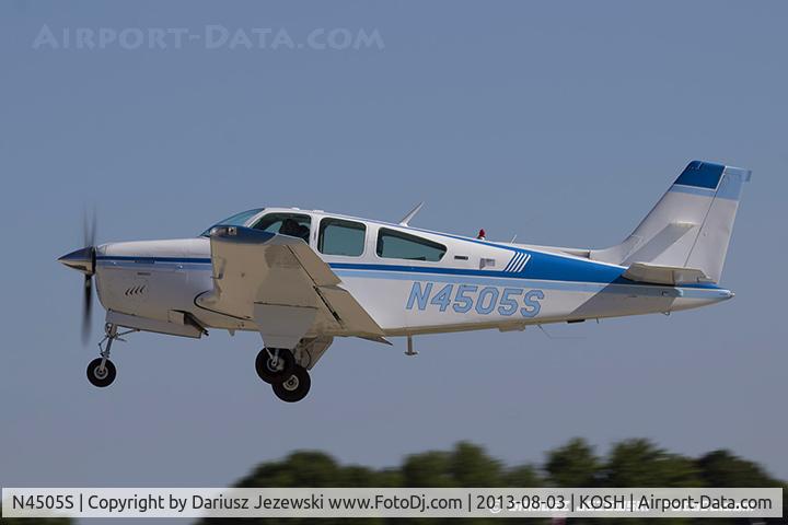 N4505S, 1975 Beech F33A Bonanza C/N CE-596, Beech F33A Bonanza  C/N CE-596, N4505S
