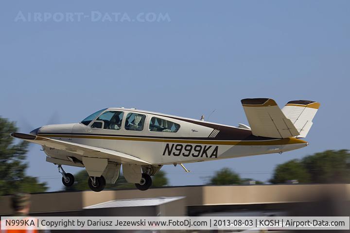 N999KA, 1967 Beech V35A Bonanza C/N D-8644, Beech V35A Bonanza  C/N D-8644, N999KA