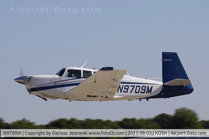 N9709M, 1967 Mooney M20F Executive C/N 670269, Mooney M20F Executive  C/N 670269, N9709M