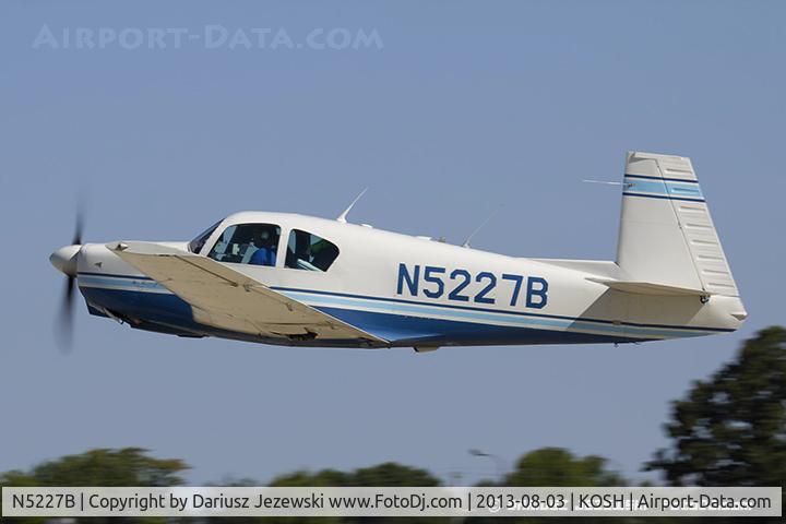 N5227B, 1956 Mooney M20 C/N 1090, Mooney M20  C/N 1090, N5227B