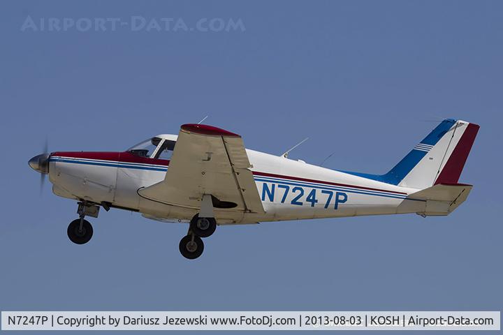 N7247P, 1960 Piper PA-24-250 Comanche C/N 24-2421, Piper PA-24-250 Comanche  C/N 24-2421, N7247P