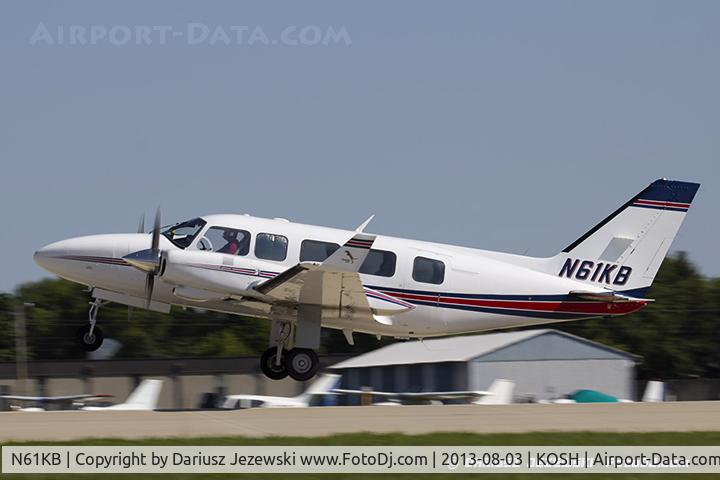 N61KB, 1981 Piper PA-31-350 Chieftain C/N 31-8152156, Piper PA-31-350 Chieftain  C/N 31-8152156, N61KB