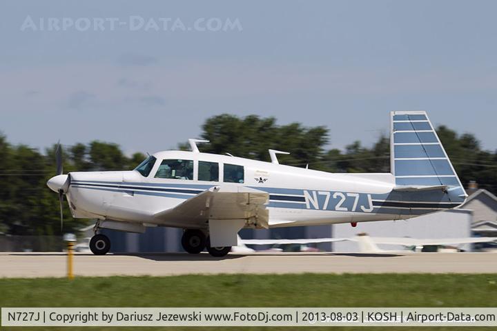 N727J, 1968 Mooney M-20G Statesman C/N 680113, Mooney M-20G Statesman  C/N 680113, N727J
