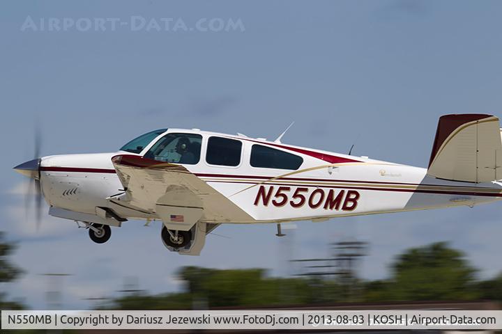 N550MB, 1964 Beech S35 Bonanza C/N D-7610, Beech S35 Bonanza  C/N D-7610, N550MB