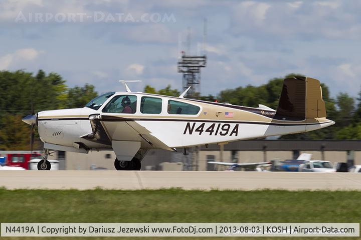 N4419A, 1970 Beech V35B Bonanza C/N D-9147, Beech F35 Bonanza  C/N D-9147, N4419A