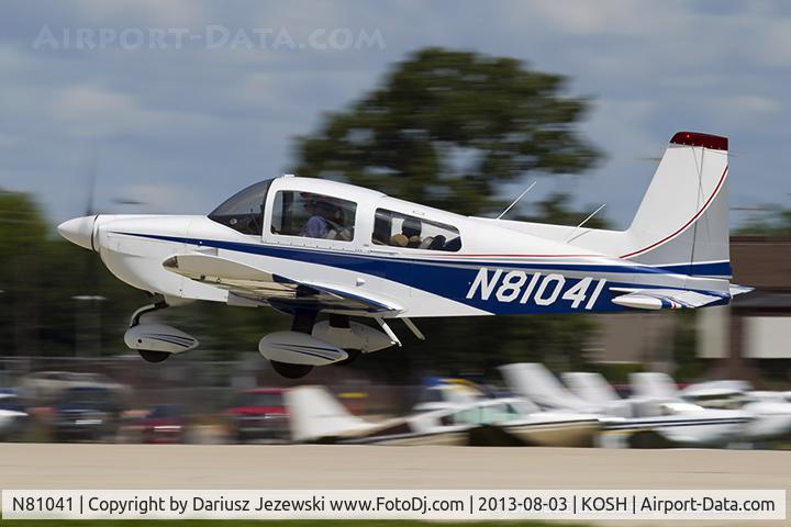 N81041, Grumman American AA-5B Tiger C/N AA5B0410, American Aviation AA-5B Tiger  C/N AA5B0410, N81041